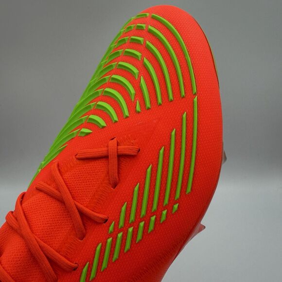 Mens Adidas Predator Edge.1 SG Soccer Cleats Size 11 Solar Orange/Green GW1010